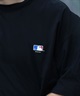 NEW ERA ニューエラ 半袖 Tシャツ メンズ バックプリント MLB ロゴ オーバーサイズ 14410064(BK-M)