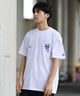 NEW ERA ニューエラ 半袖 Tシャツ メンズ バックプリント ロサンゼルス・ドジャース 14410095(WT-M)