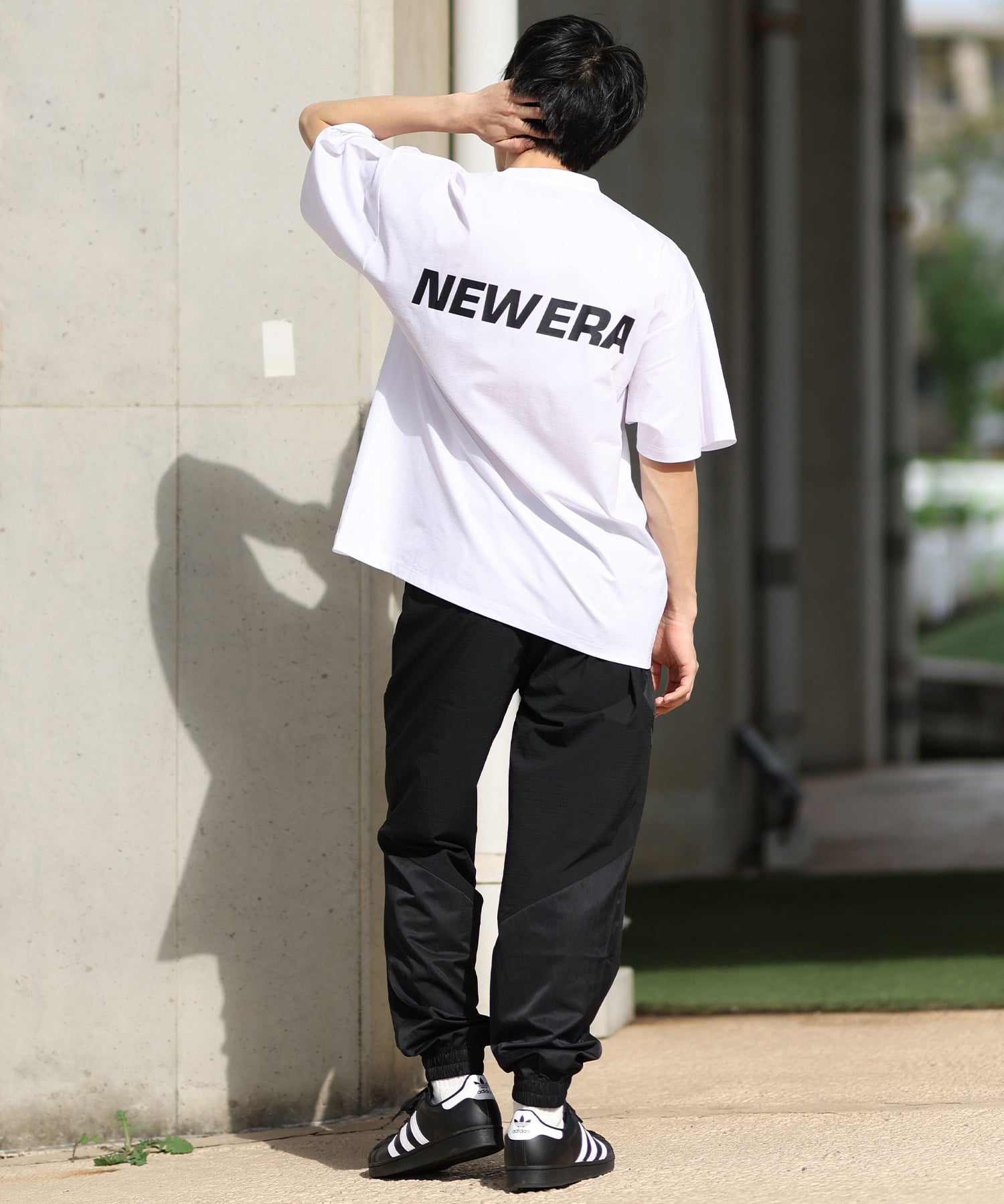 NEW ERA ニューエラ ラッシュガード メンズ 半袖 Tシャツ バックプリント 水陸両用 ユーティリティ UVカット 14391953(WT-M)