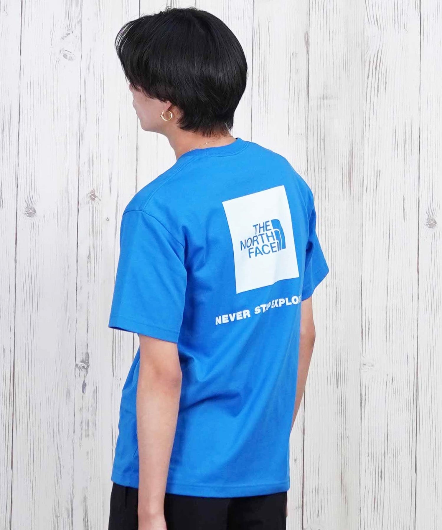 THE NORTH FACE ザ・ノース・フェイス 半袖 Tシャツ メンズ ショートスリーブバックスクエアーロゴティー NT32447(W2-S)