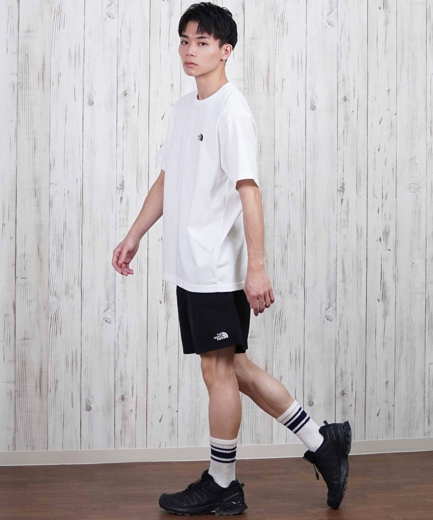 THE NORTH FACE ザ・ノース・フェイス 半袖 Tシャツ メンズ ショートスリーブバックスクエアーロゴティー NT32447(W2-S)