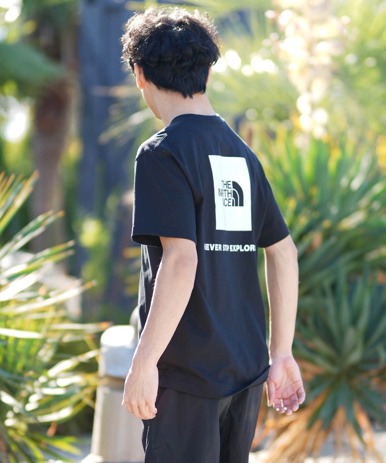 THE NORTH FACE ザ・ノース・フェイス 半袖 Tシャツ メンズ ショートスリーブバックスクエアーロゴティー NT32447(W2-S)