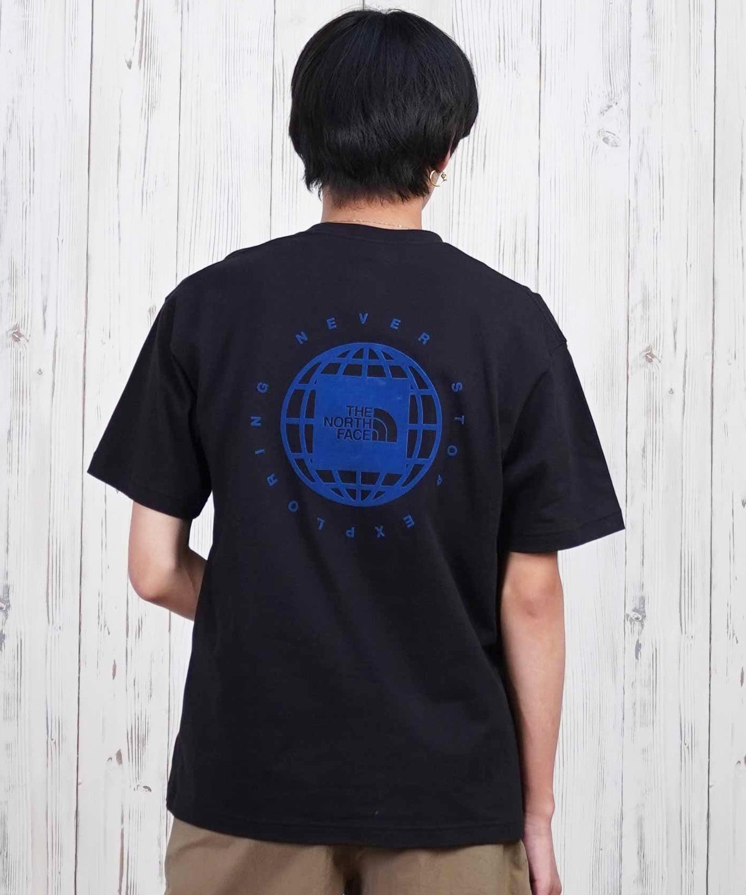 THE NORTH FACE ザ・ノース・フェイス 半袖 Tシャツ メンズ ショートスリーブジオスクエアロゴティー NT32541(WX-S)