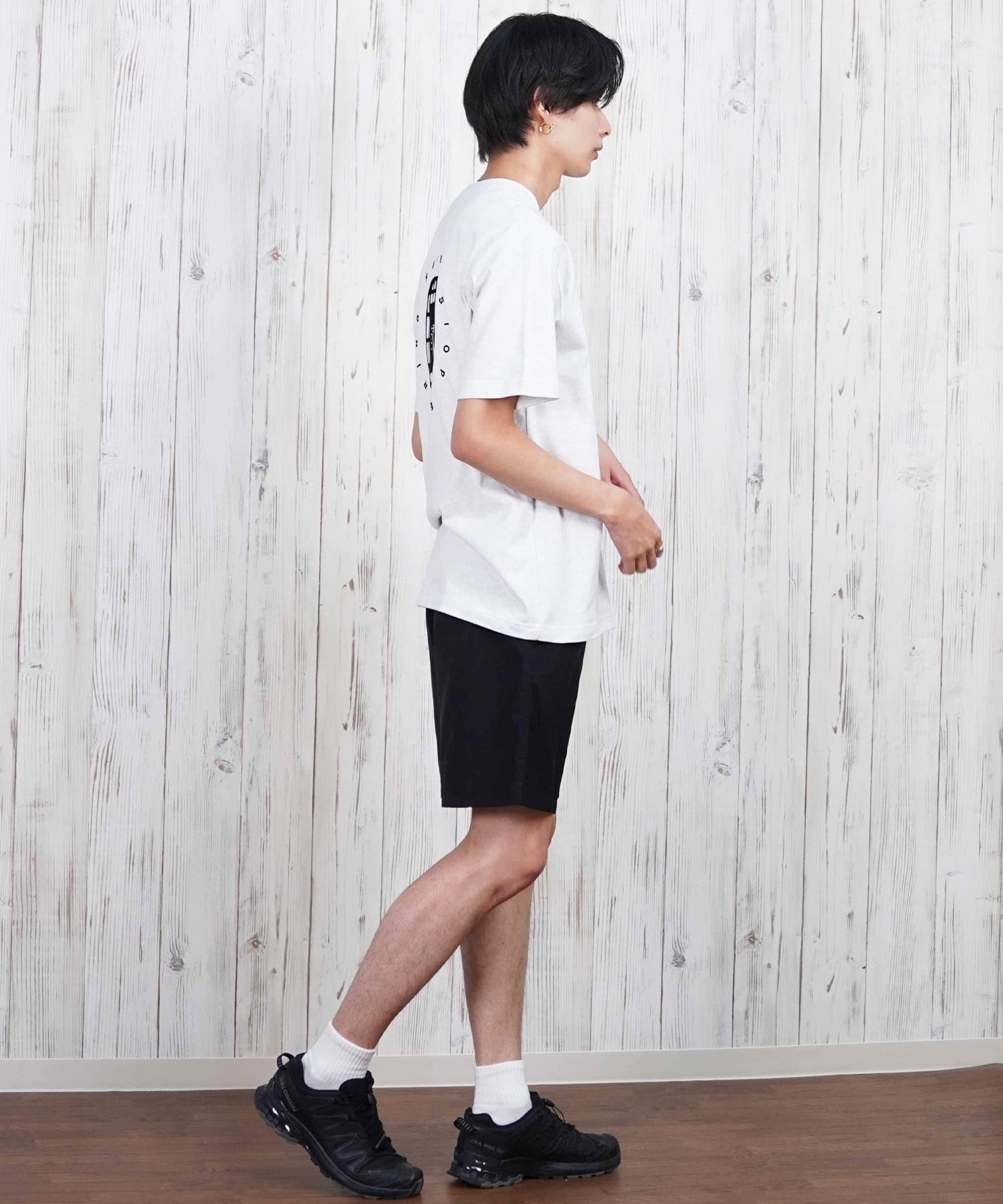 THE NORTH FACE ザ・ノース・フェイス 半袖 Tシャツ メンズ ショートスリーブジオスクエアロゴティー NT32541(WX-S)