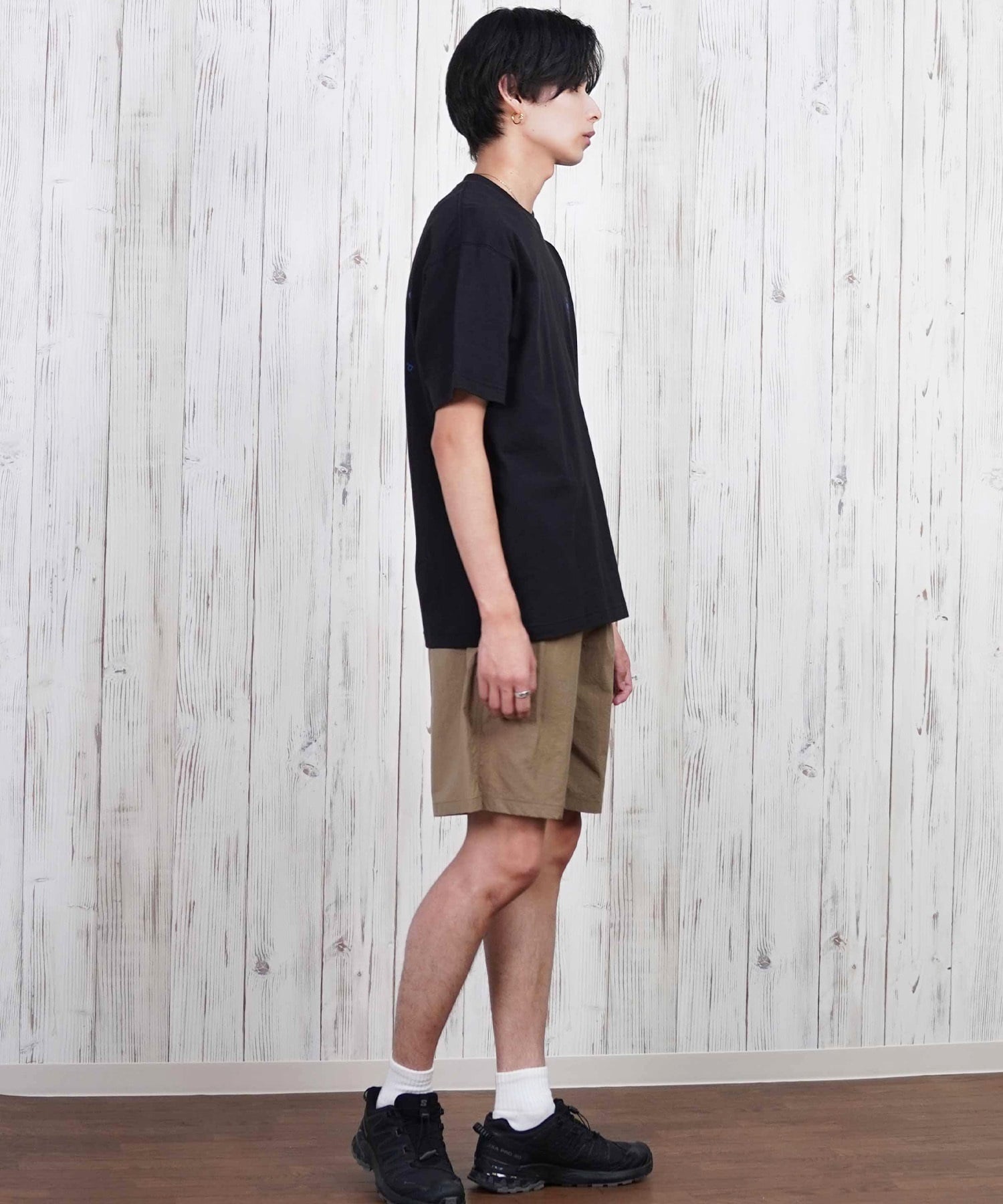 THE NORTH FACE ザ・ノース・フェイス 半袖 Tシャツ メンズ ショートスリーブジオスクエアロゴティー NT32541(WX-S)