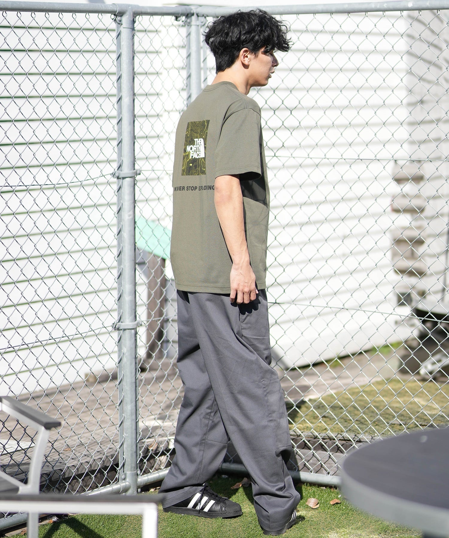 THE NORTH FACE ザ・ノース・フェイス 半袖 Tシャツ メンズ ショートスリーブバックスクエアートラバースロゴティー NT32543(W-S)