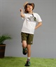 THE NORTH FACE ザ・ノース・フェイス Tシャツ キッズ 半袖 UVカット ショートスリーブカモロゴティー NTJ32359(WW-130cm)