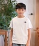 THE NORTH FACE ザ・ノース・フェイス Tシャツ キッズ 半袖 ショートスリーブバックスクエアロゴティー NTJ32538(W-130cm)