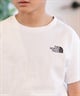 THE NORTH FACE ザ・ノース・フェイス Tシャツ キッズ 半袖 ショートスリーブバックスクエアロゴティー NTJ32538(W-130cm)