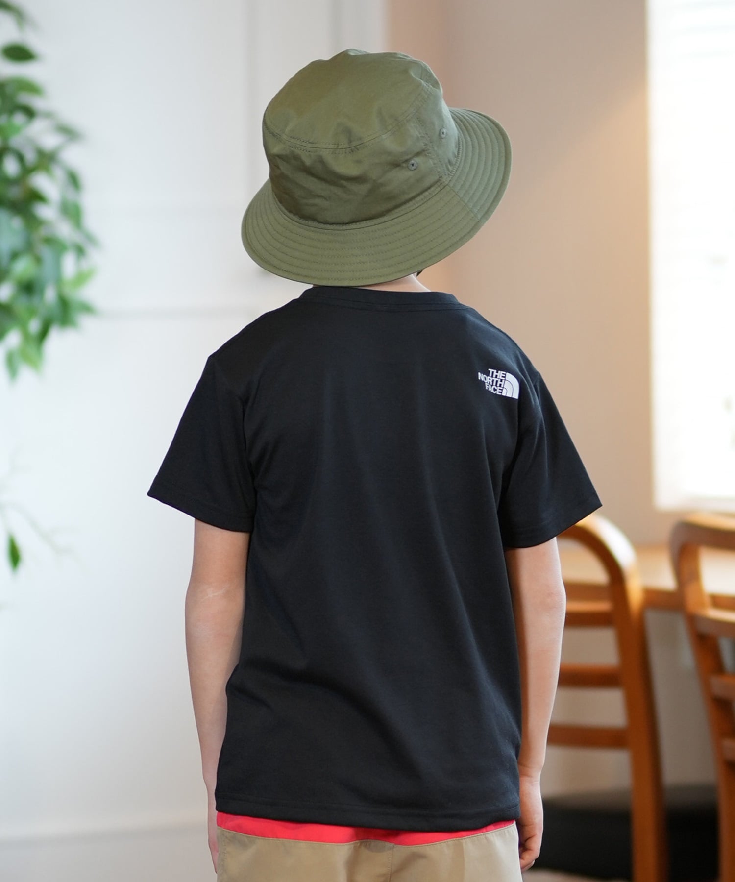 THE NORTH FACE ザ・ノース・フェイス Tシャツ キッズ 半袖 吸汗速乾 UVカット ショートスリーブゲットモテッドグラフィックティー NTJ32575(WD-130cm)