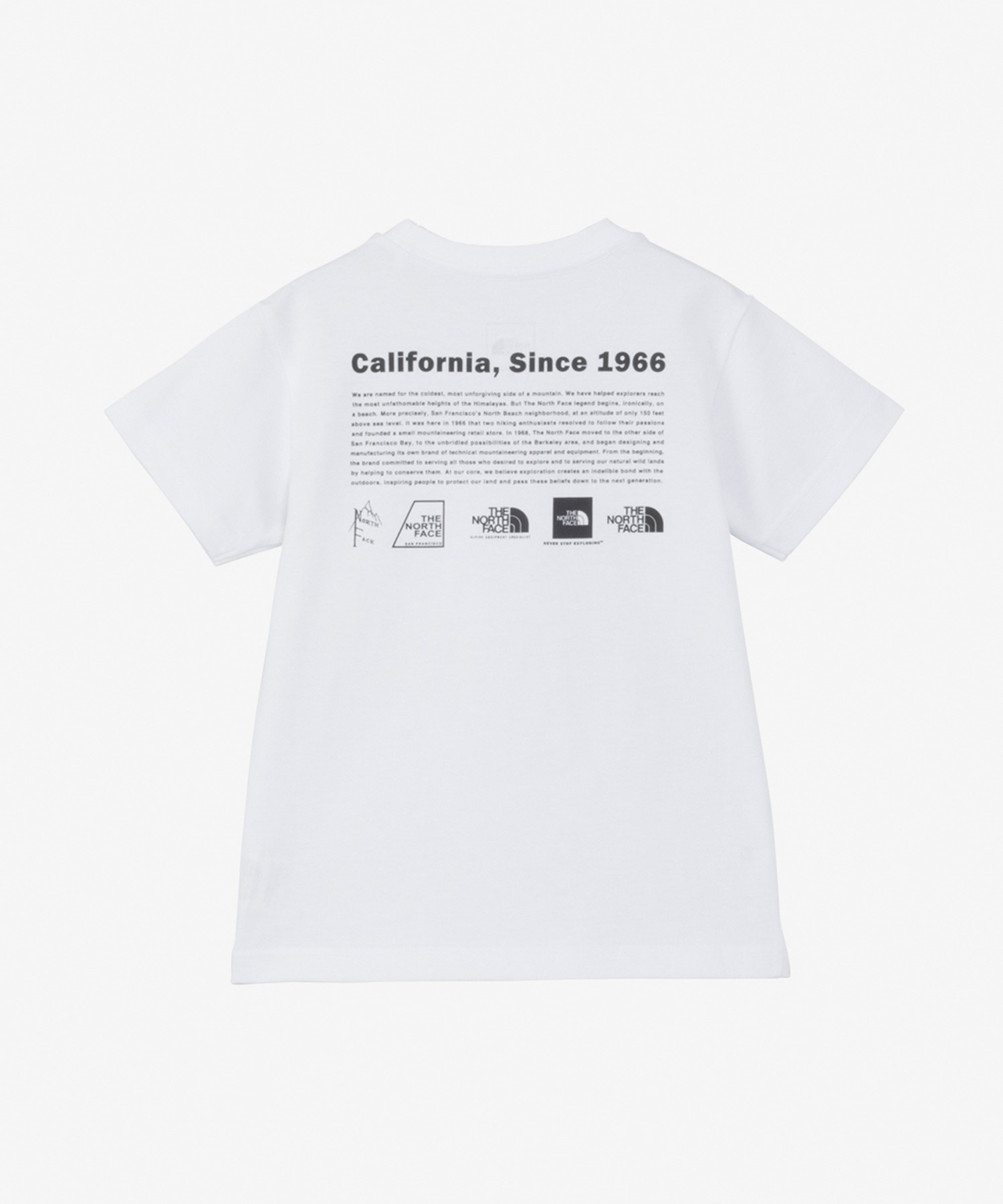 THE NORTH FACE ザ・ノース・フェイス Tシャツ キッズ 半袖 UVカット トドラーショートスリーブヒストリカルロゴティー NTT32556(WW-100cm)