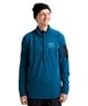 BURTON バートン エーケー Men's [ak] Helium Grid Fleece Half-Zip スノーボード ウェア インナー メンズ 25-26モデル 【2526】(TRUEBLACK-XXS)