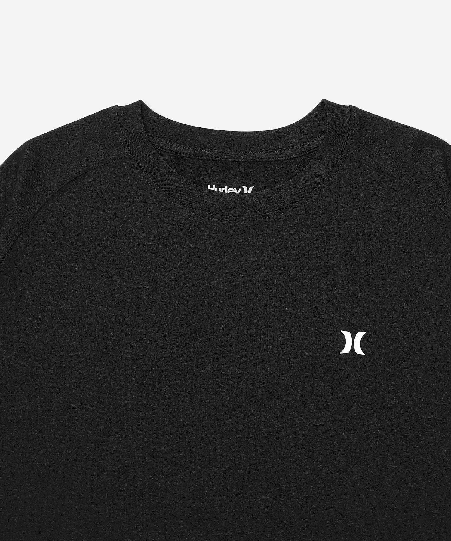 Hurley ハーレー ラッシュガード 半袖 メンズ Tシャツ バックプリント オーバーサイズ 水陸両用 UVカット MUSS251030(WHT-M)