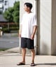 Hurley ハーレー ラッシュガード 半袖 メンズ Tシャツ バックプリント オーバーサイズ 水陸両用 UVカット MUSS251030(WHT-M)