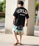 Hurley ハーレー ラッシュガード メンズ 半袖 Tシャツ バックプリント オーバーサイズ UVカット MUSS251035(WHT-M)