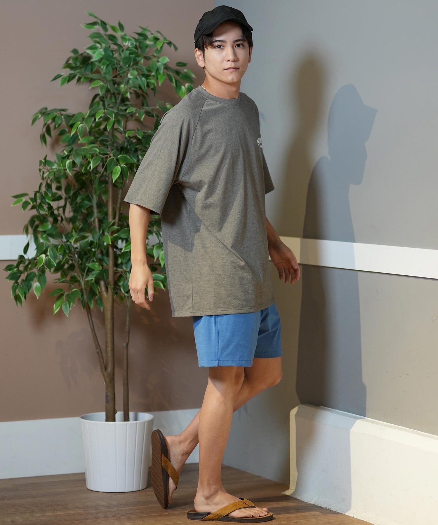 Hurley ハーレー ラッシュガード メンズ 半袖 Tシャツ バックプリント オーバーサイズ UVカット MUSS251035(WHT-M)