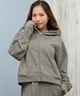 Hurley ハーレー ジップアップ パーカー レディース ワンポイント ロゴ 裏毛 SWEAT PIGMENT FZ HOODIE WCFF252030(ANVY-M)
