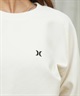 Hurley ハーレー 長袖 Tシャツ ロンT レディース サーマル ワッフル素材 ロゴ ワンポイント セットアップ対応 THERMAL LS TEE WCLS252046(OWHT-M)