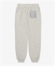 Hurley ハーレー ロングパンツ レディース スウェット ライン ウエストゴム 異素材ミックス セットアップ対応 TERRY CDR SWITCHING PANTS WCFB252024(OWHT-M)
