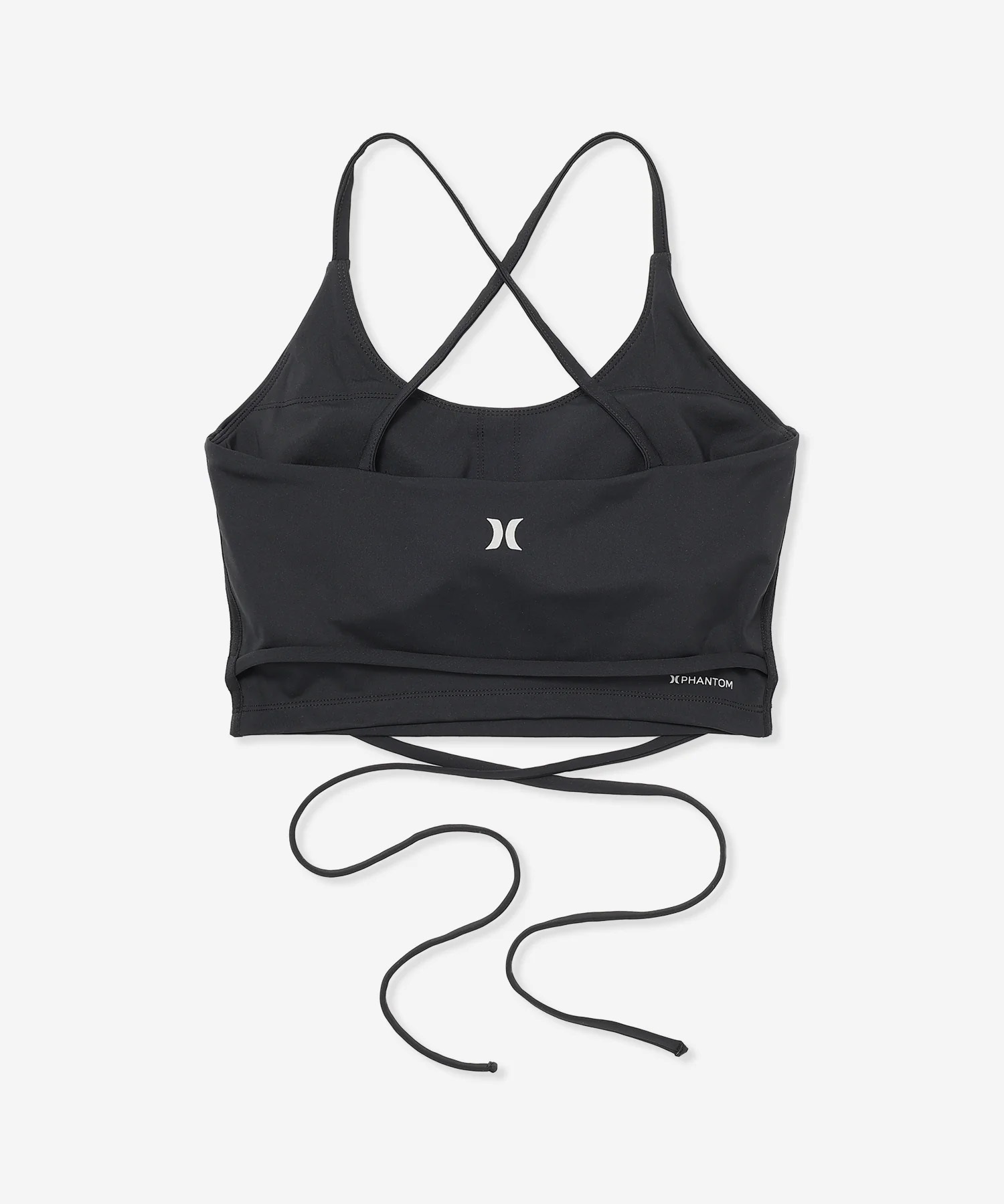 Hurley ハーレー 水着 レディース フィットネス トレーニングウェア スポーツブラ 水陸両用 UVカット WASB251034(BLK-S)