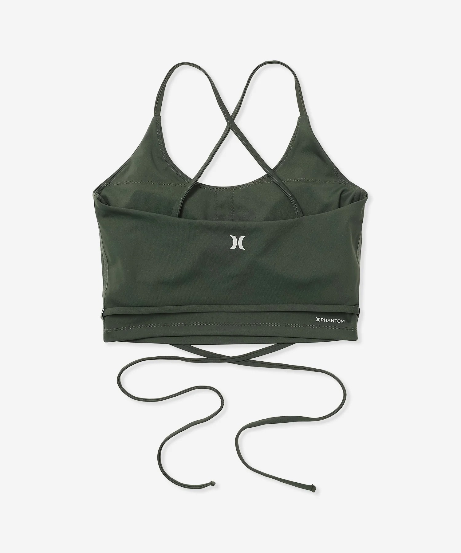 Hurley ハーレー 水着 レディース フィットネス トレーニングウェア スポーツブラ 水陸両用 UVカット WASB251034(BLK-S)