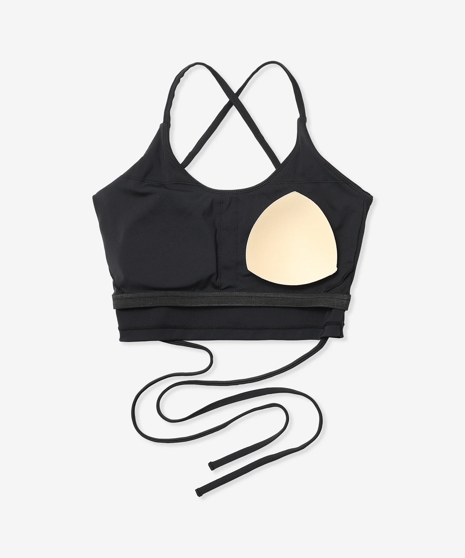 Hurley ハーレー 水着 レディース フィットネス トレーニングウェア スポーツブラ 水陸両用 UVカット WASB251034(BLK-S)