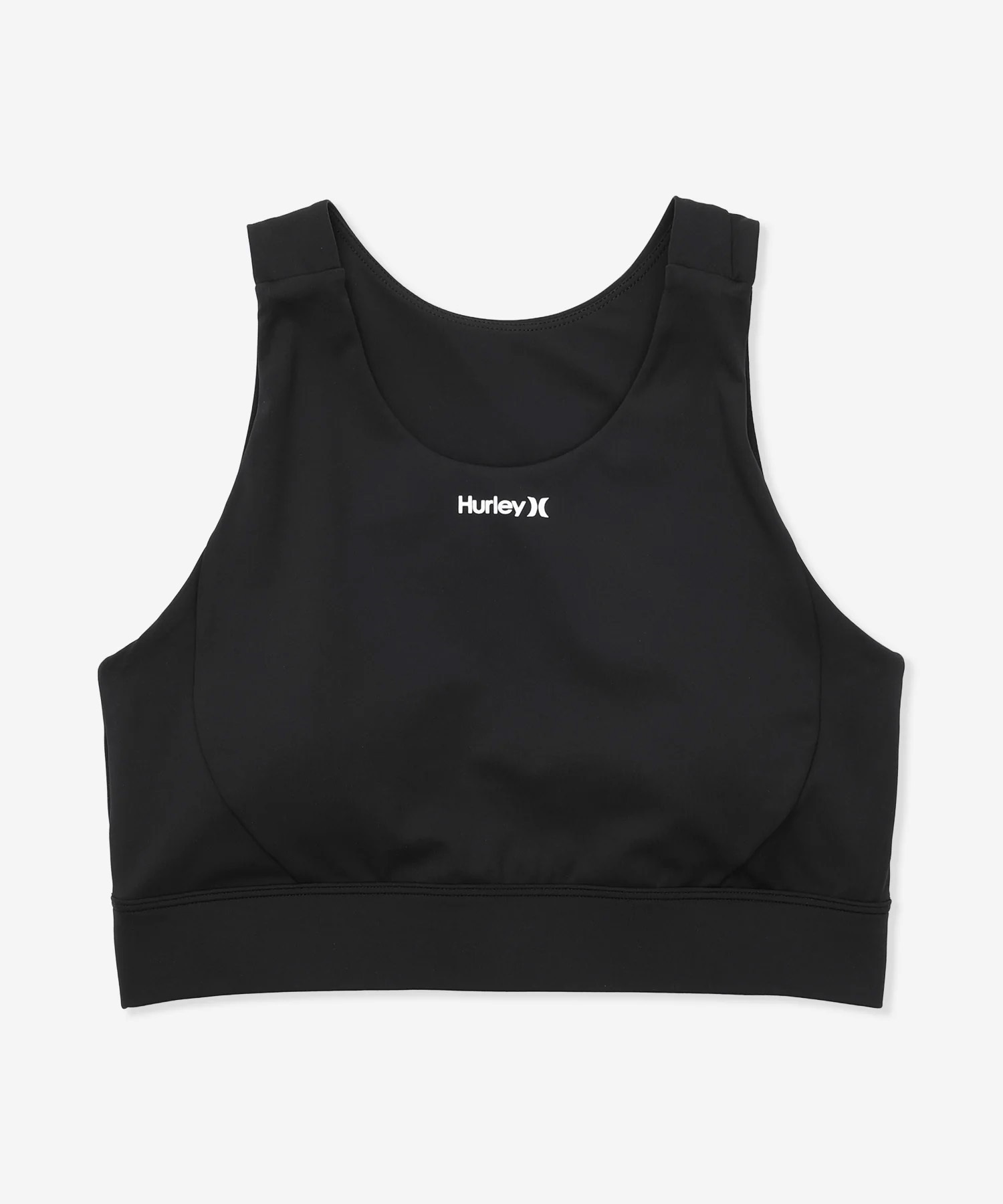 Hurley ハーレー 水着 レディース フィットネス トレーニングウェア スポーツブラ タンクトップ 水陸両用 UVカット WASB251051(BLK-S)