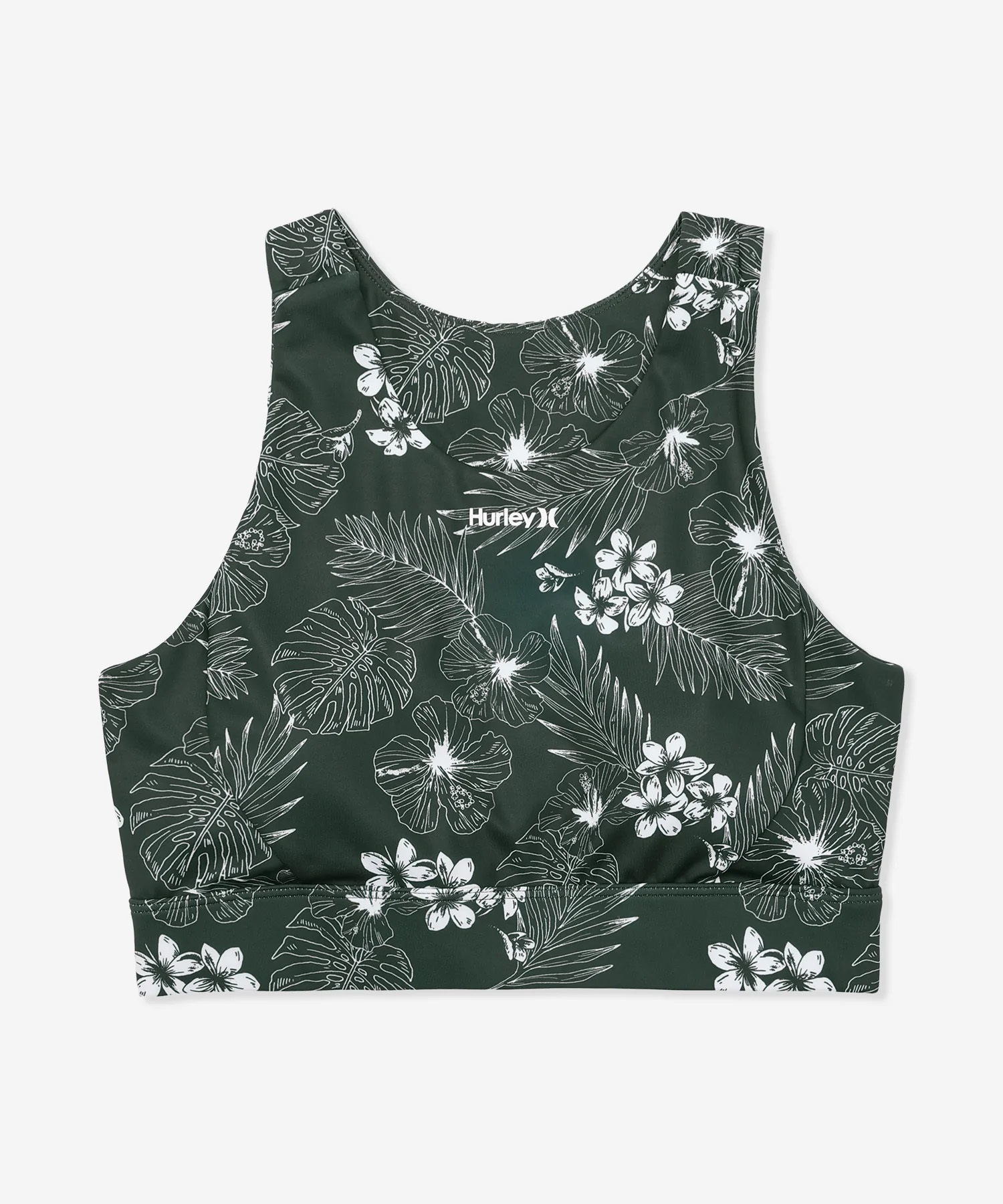 Hurley ハーレー 水着 レディース フィットネス トレーニングウェア スポーツブラ タンクトップ 水陸両用 UVカット WASB251051(BLK-S)