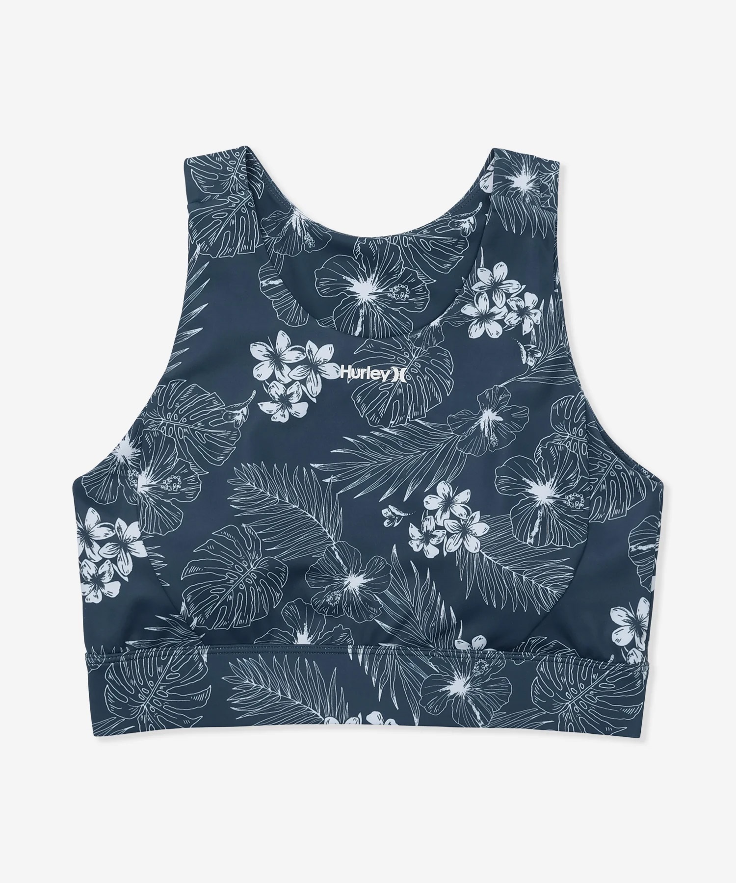 Hurley ハーレー 水着 レディース フィットネス トレーニングウェア スポーツブラ タンクトップ 水陸両用 UVカット WASB251051(BLK-S)