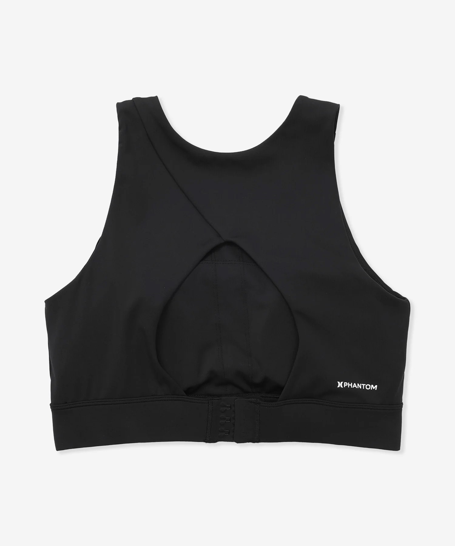 Hurley ハーレー 水着 レディース フィットネス トレーニングウェア スポーツブラ タンクトップ 水陸両用 UVカット WASB251051(BLK-S)