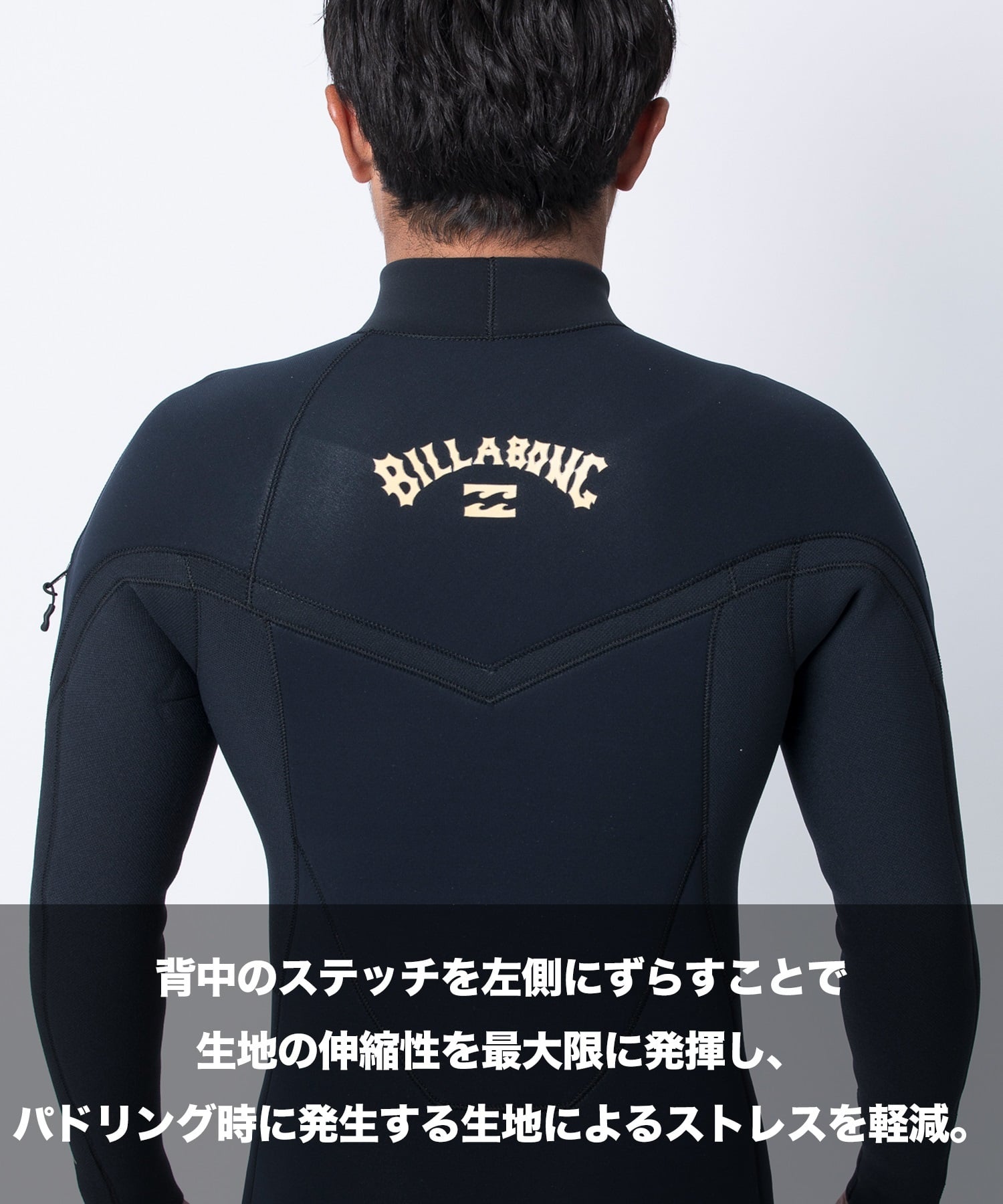 BILLABONG ビラボン ガルウィングジップ ジャージ BF018-014 ウェットスーツ ジャーセミ メンズ(BKG-M)