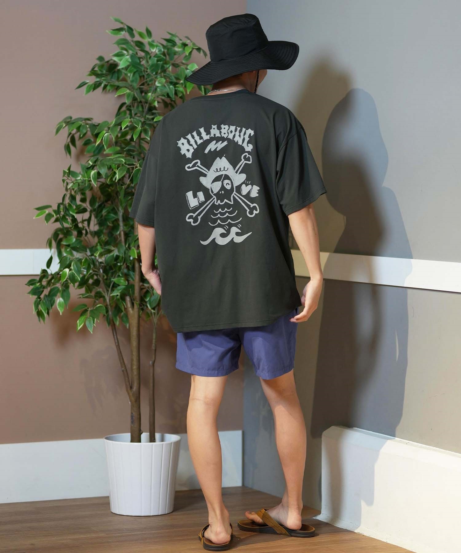 BILLABONG ビラボン 水着 トランクス メンズ ボードショーツ サーフパンツ ワンポイント ロゴ 16インチ 水陸両用 BF011-530(BLK-S)