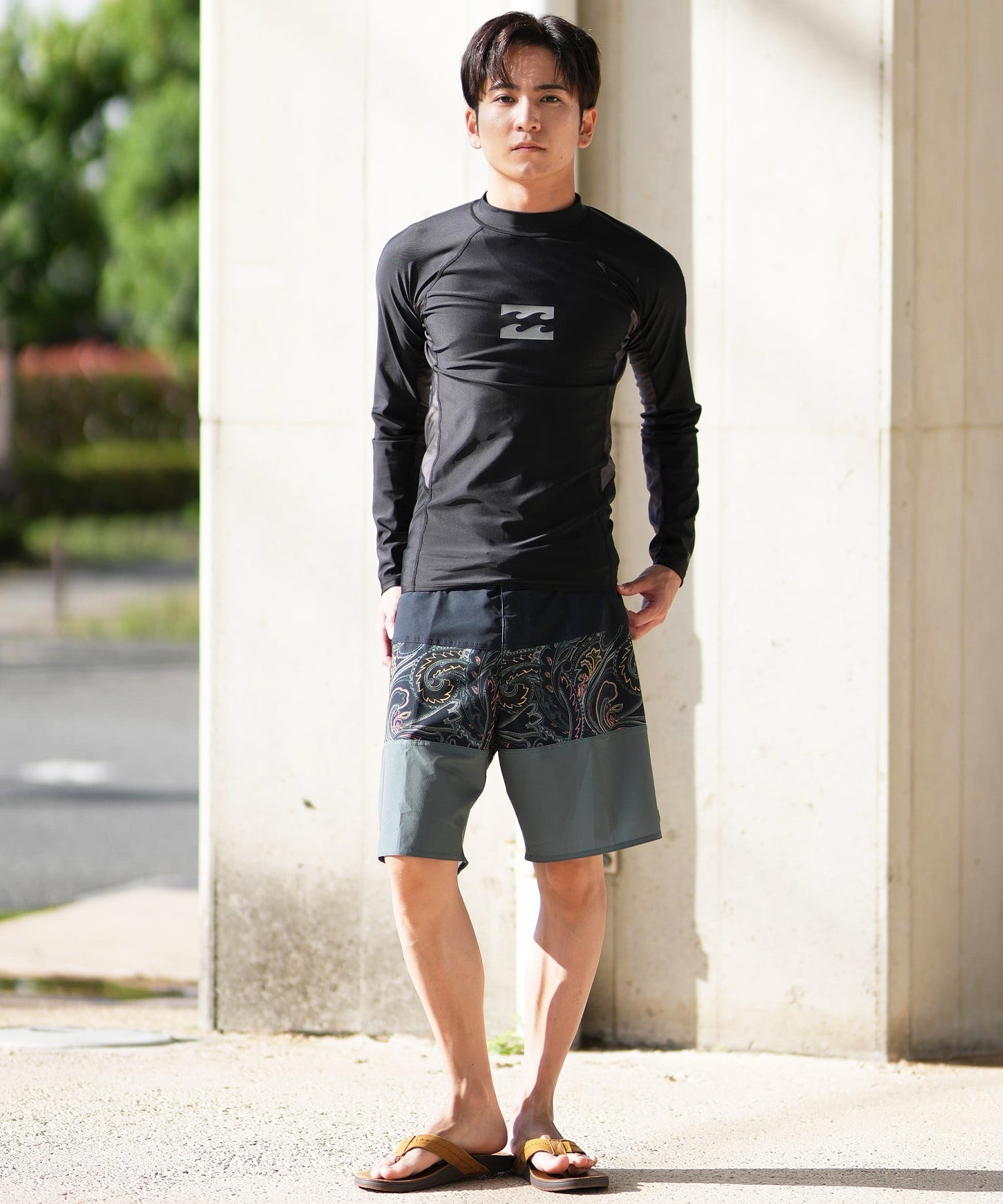 BILLABONG ビラボン 水着 トランクス メンズ ボードショーツ サーフパンツ 18.5インチ TRIBONG PRO BF011-502(DKA-28)