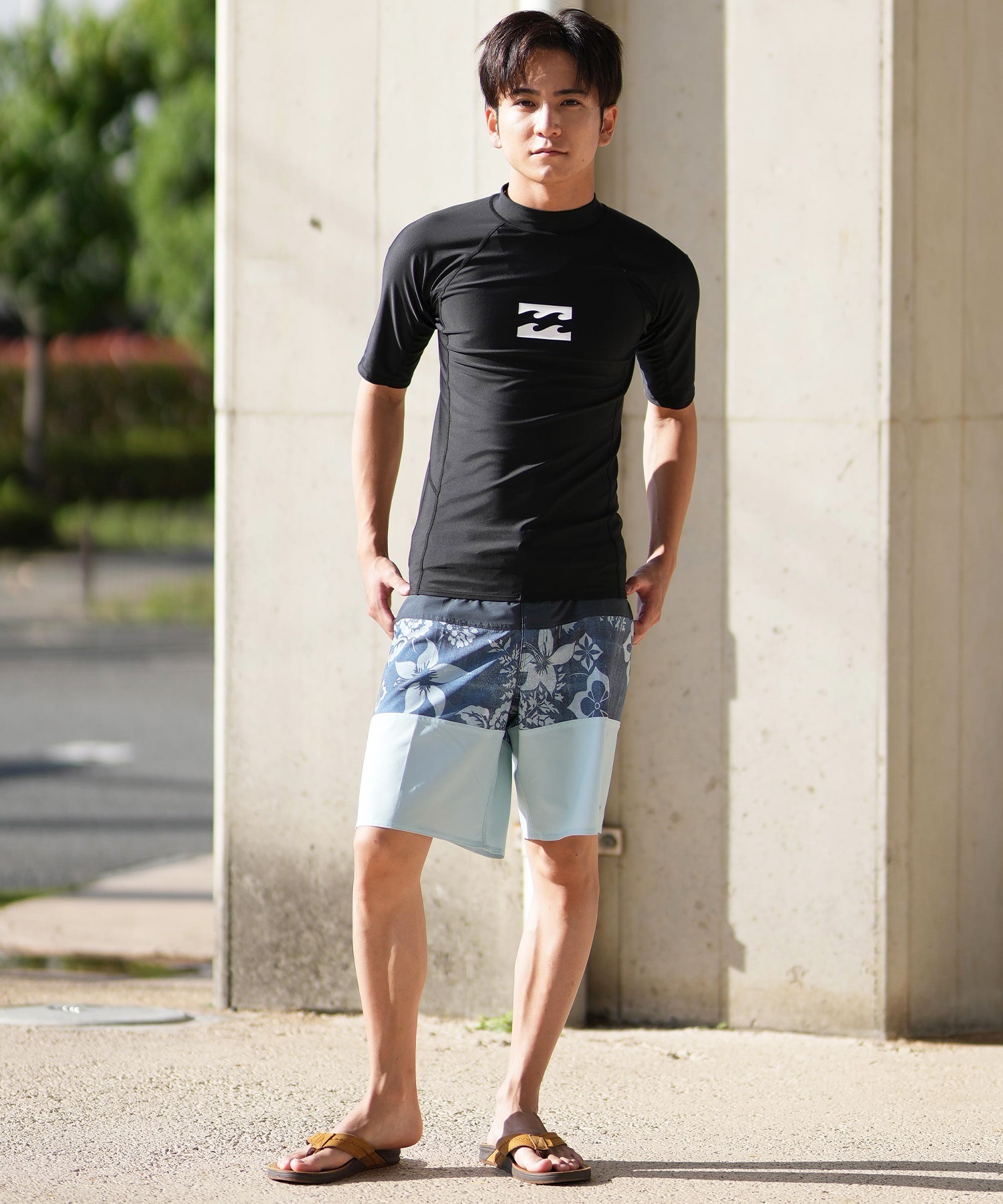 BILLABONG ビラボン 水着 トランクス メンズ ボードショーツ サーフパンツ 18.5インチ TRIBONG PRO BF011-502(DKA-28)