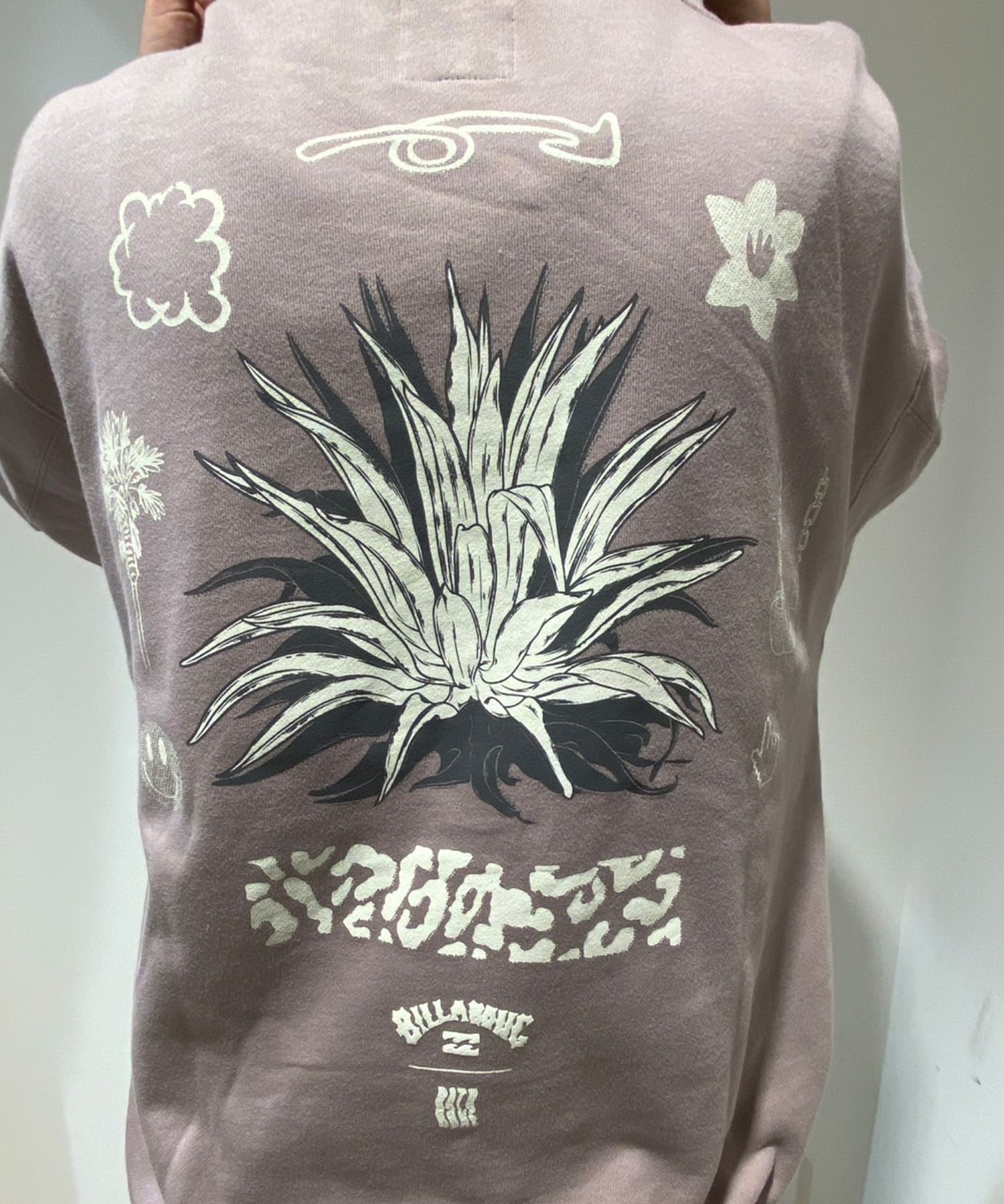 BILLABONG ビラボン パーカー プルオーバー レディース スウェット フーディー バックプリント 裏毛 BF013-015(CZU0-M)