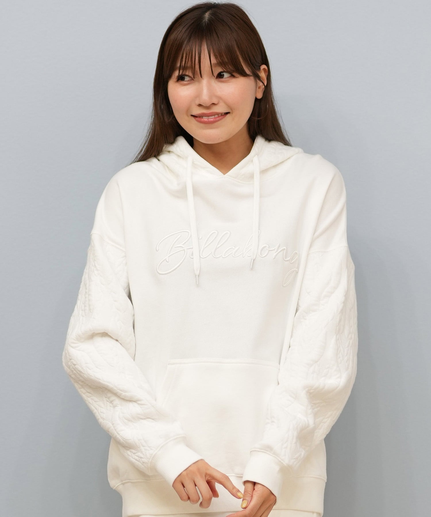 BILLABONG ビラボン プルオーバー パーカー レディース オーバーサイズ セットアップ対応 BF014-012(OFB-M)