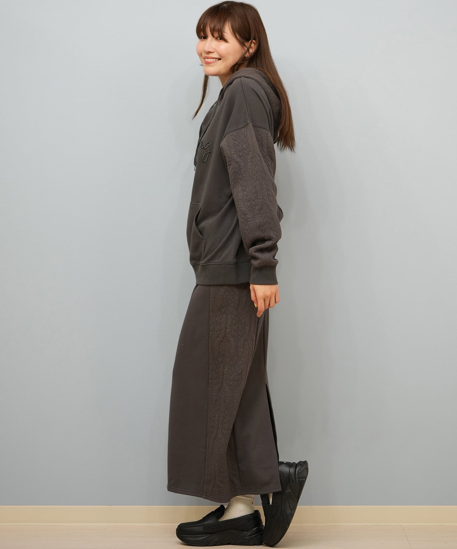 BILLABONG ビラボン プルオーバー パーカー レディース オーバーサイズ セットアップ対応 BF014-012(OFB-M)