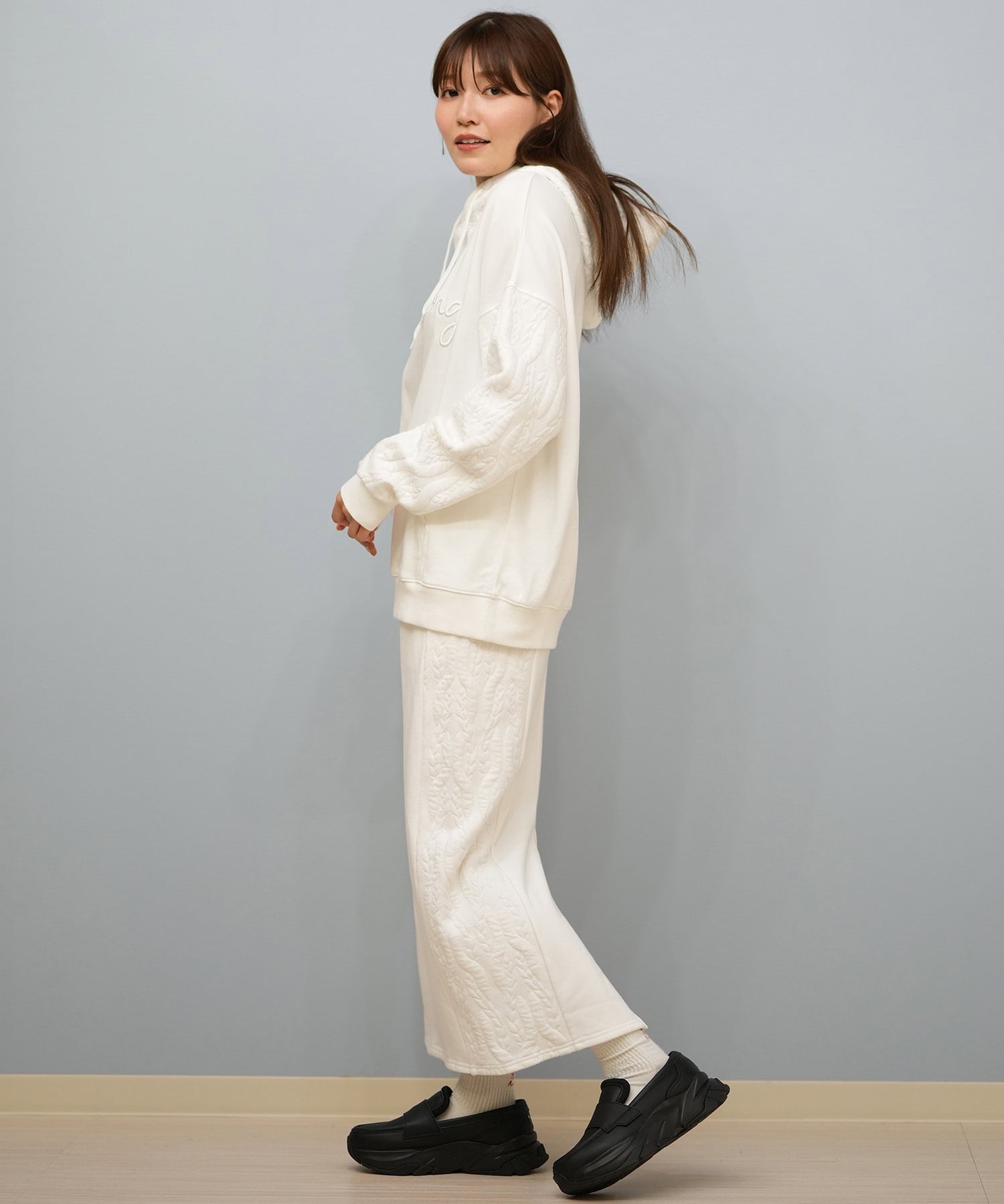 BILLABONG ビラボン プルオーバー パーカー レディース オーバーサイズ セットアップ対応 BF014-012(OFB-M)