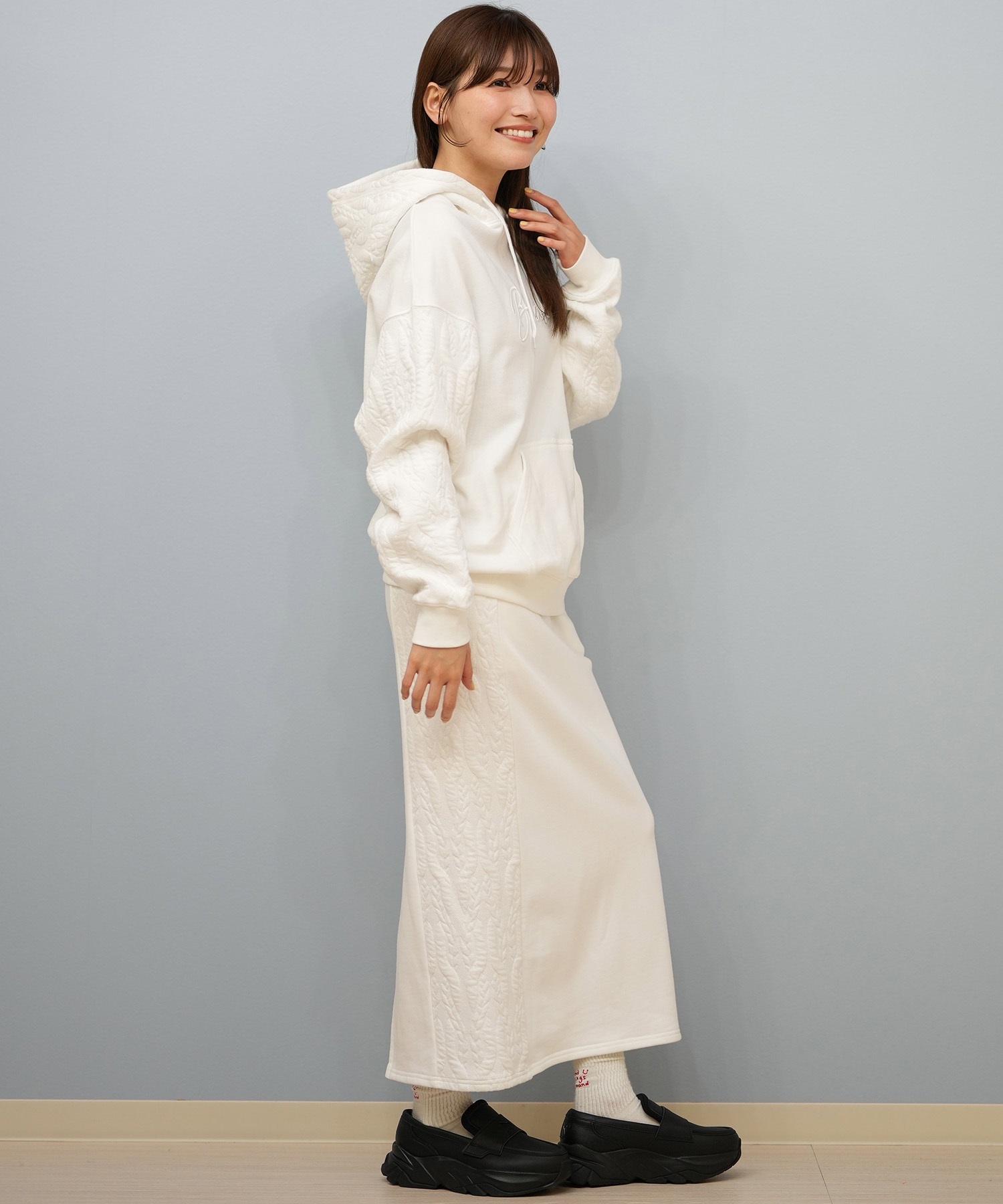 BILLABONG ビラボン プルオーバー パーカー レディース オーバーサイズ セットアップ対応 BF014-012(OFB-M)