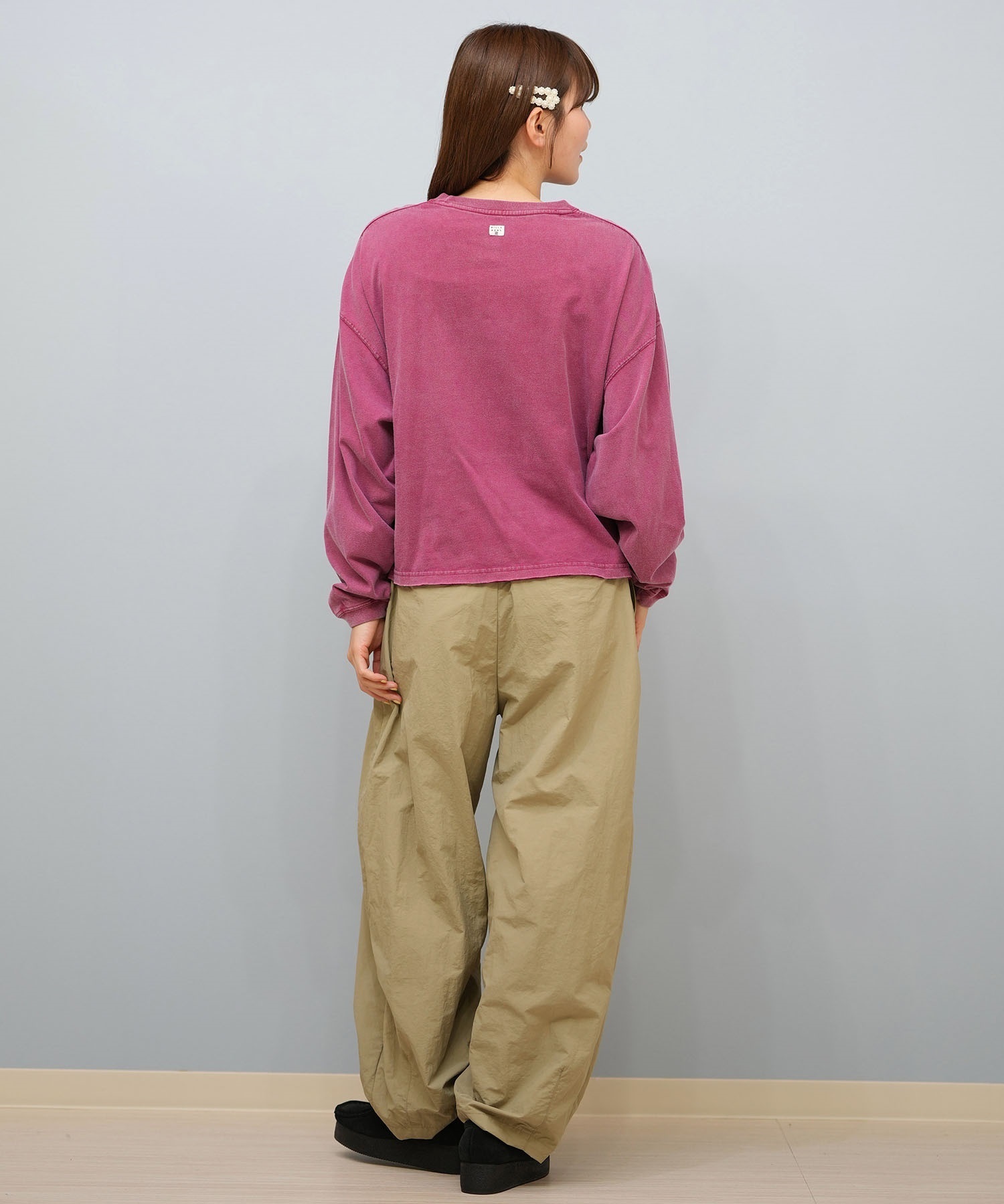 BILLABONG ビラボン 長袖 Tシャツ ロンT レディース DESERT WANDERING LS TEE BF014-054(BUR-M)