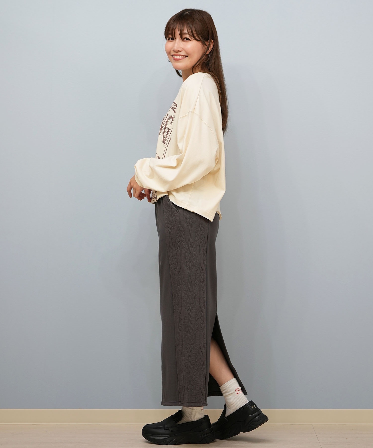 BILLABONG ビラボン 長袖 Tシャツ ロンT レディース DESERT WANDERING LS TEE BF014-054(BUR-M)