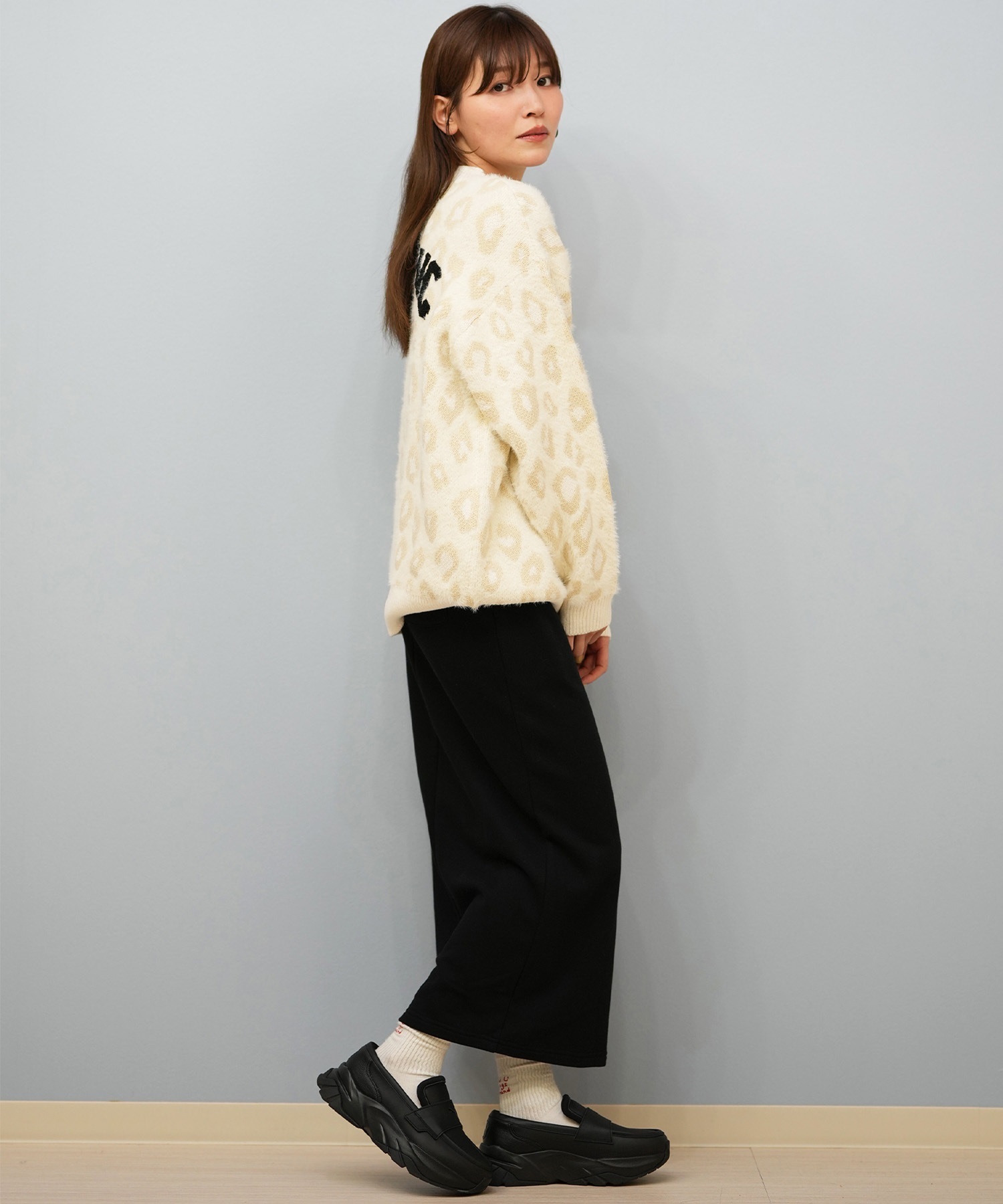 BILLABONG ビラボン スカート レディース ロングスカート スウェット  スリット BF014-U07 ムラサキスポーツ限定(BLK-M)