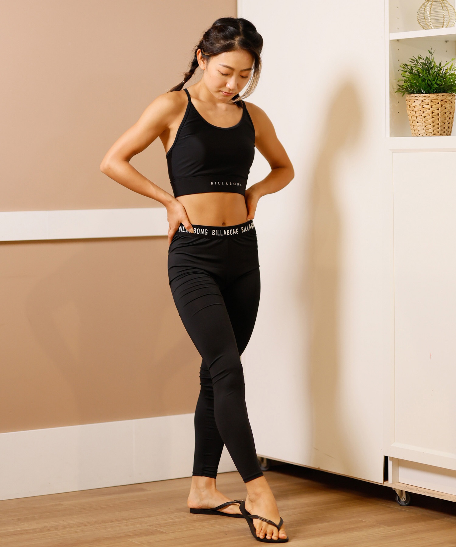 BILLABONG ビラボン 水着 レディース フィットネス BF013-400(BLK-M)