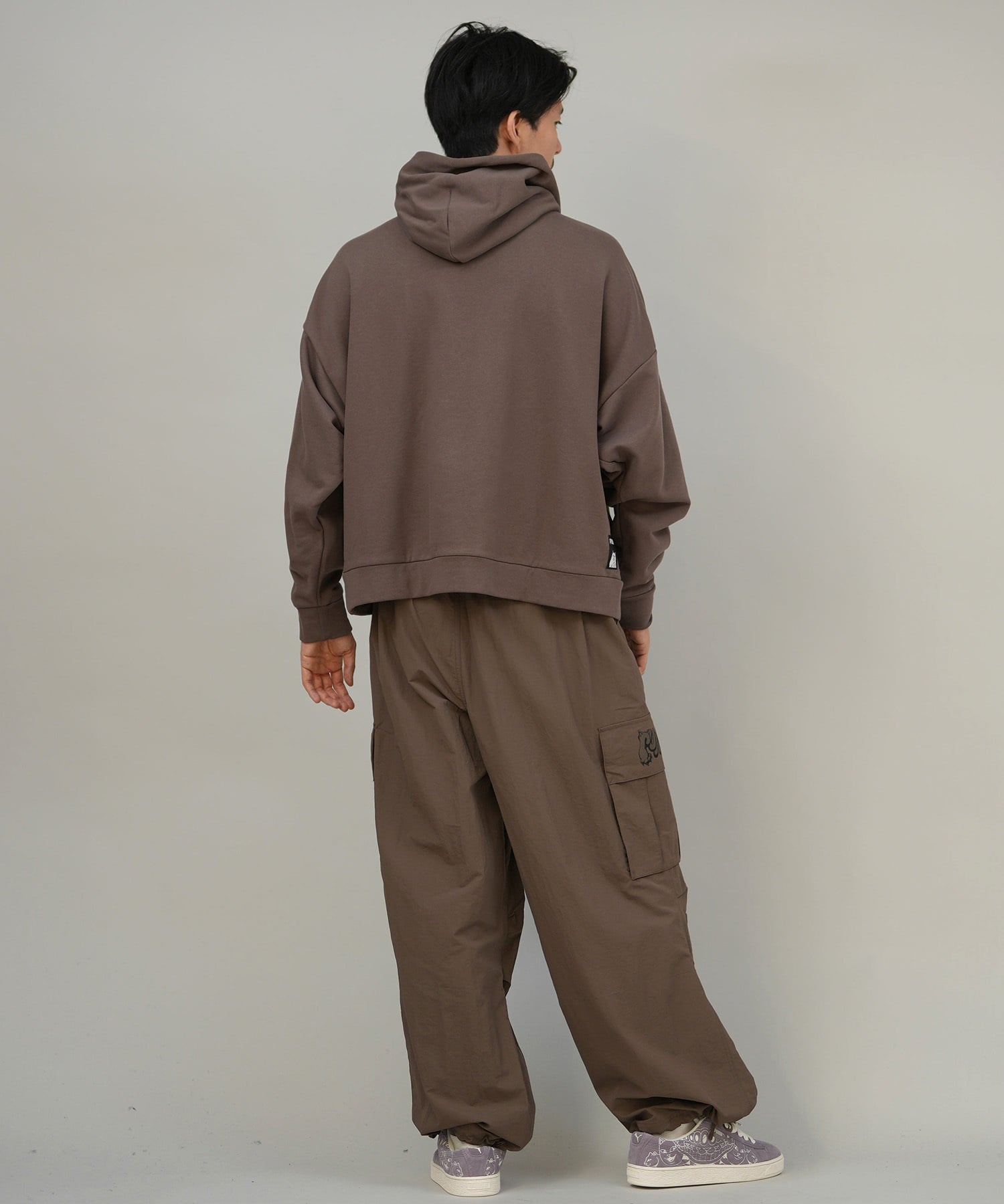 9月27日発売 PUMA プーマ × RIPNDIP リップンディップ コラボ メンズ ボクシー グラフィック フーディ プルオーバー パーカー 裏毛 632414(01-M)