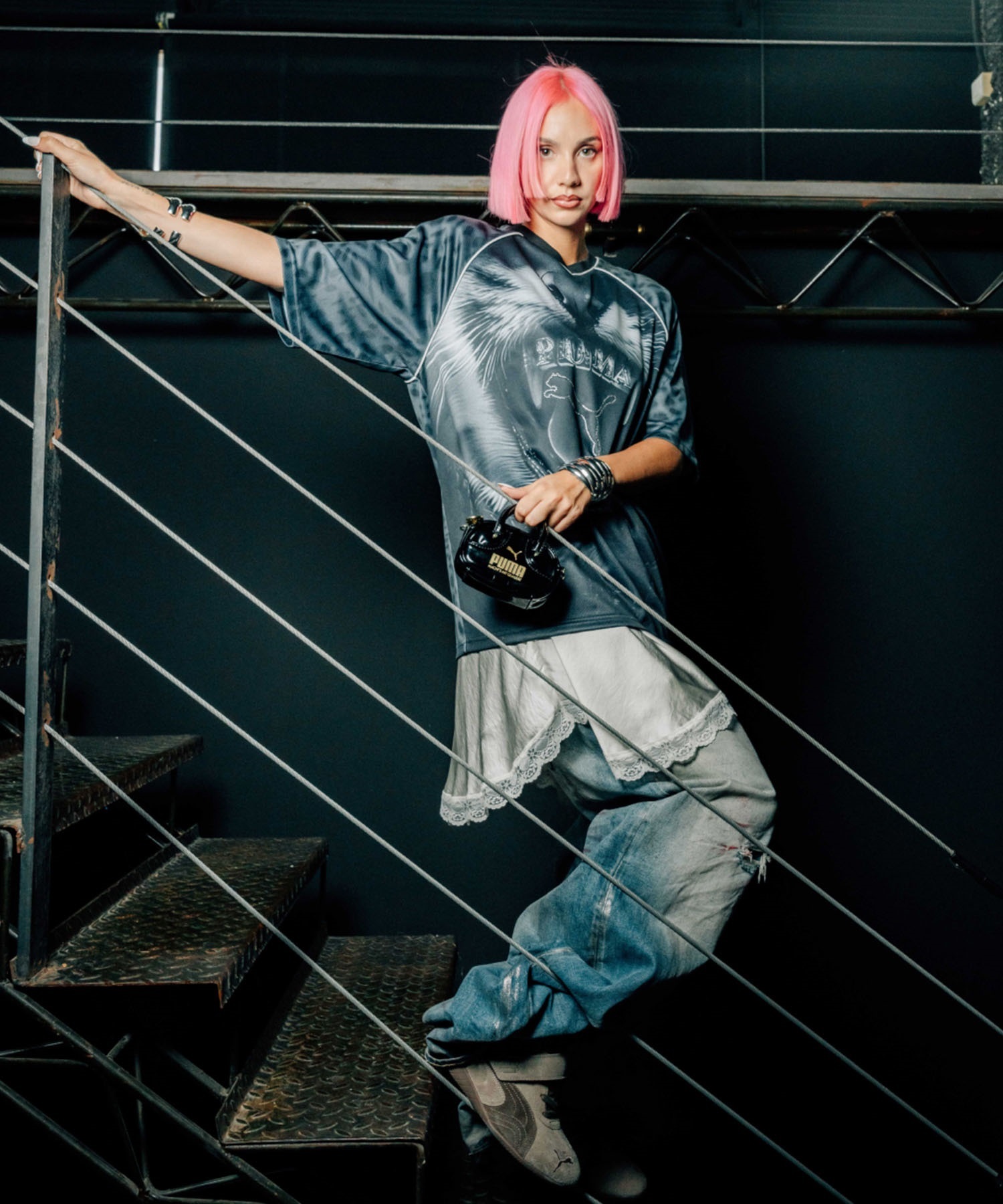 PUMA プーマ スニーカー レディース 靴 シューズ SPEEDCAT WEDGE WNS スピードキャット ウェッジ 407878-01(01-23.0cm)