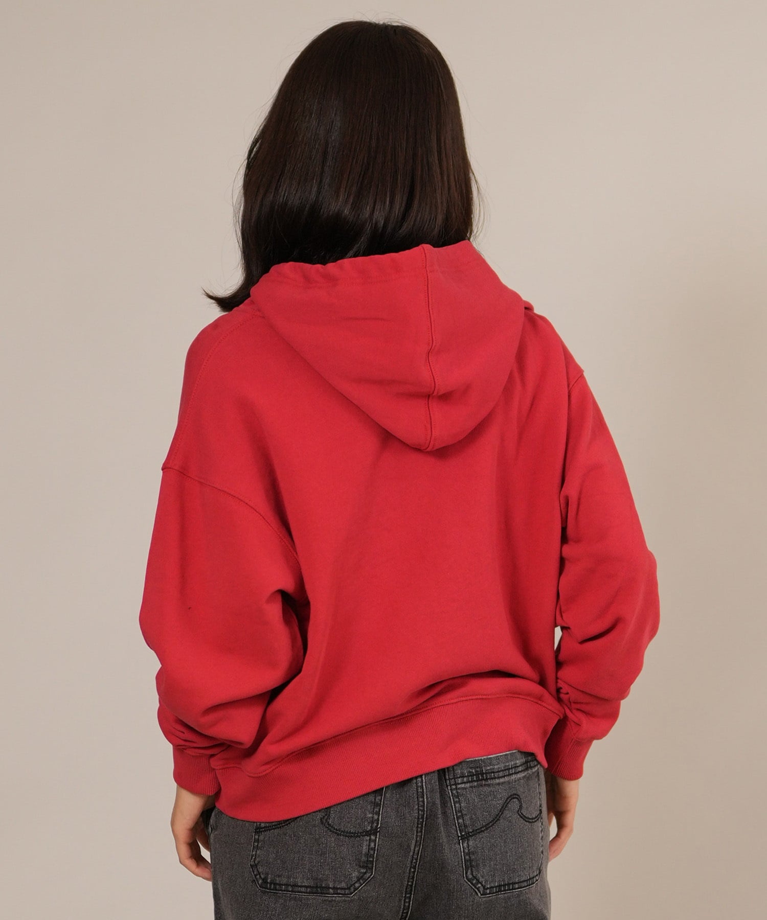 RIKKA FEMME リッカファム プルオーバー パーカー レディース スウェット フーディー ワンポイント 刺繍 裏毛 RF25FW17(IVO-FREE)