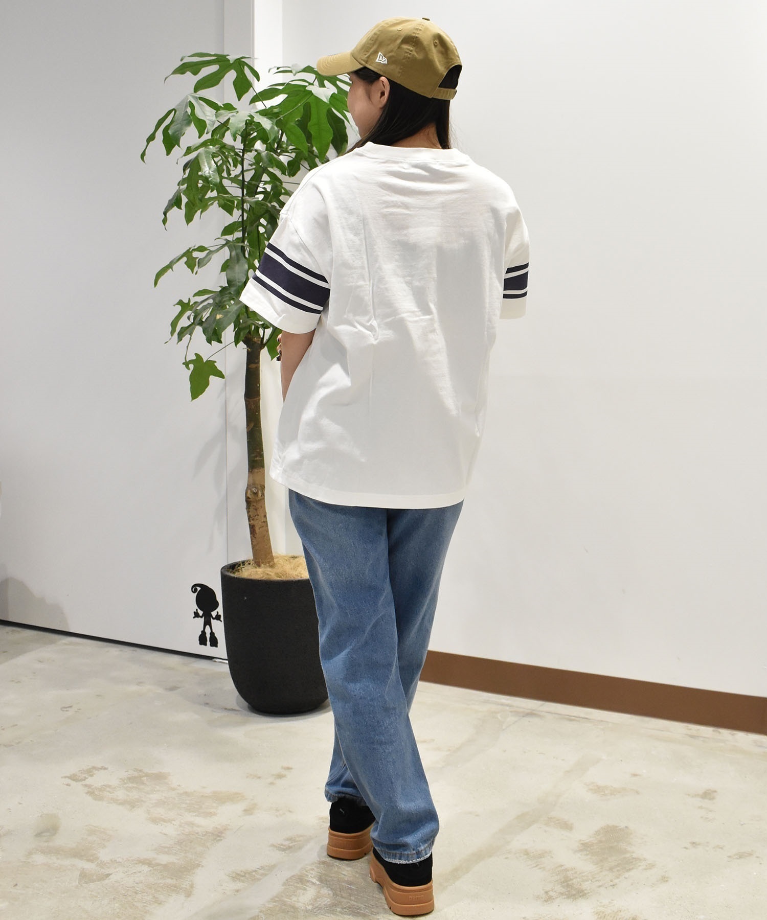 RIKKA FEMME リッカファム 半袖 Tシャツ レディース ナンバリングTシャツ RF25SS08(WHT-FREE)