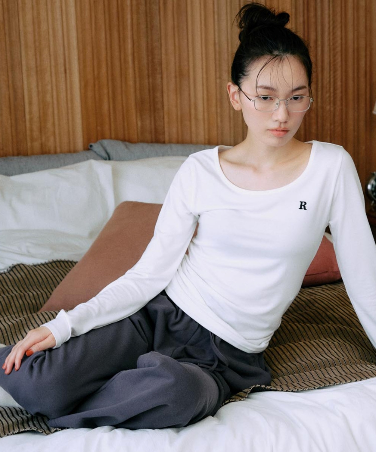 RIKKA FEMME リッカファム ロングパンツ レディース スウェットパンツ ポケット デザイン 裏毛 セットアップ対応 RF25FW10(CGY-FREE)