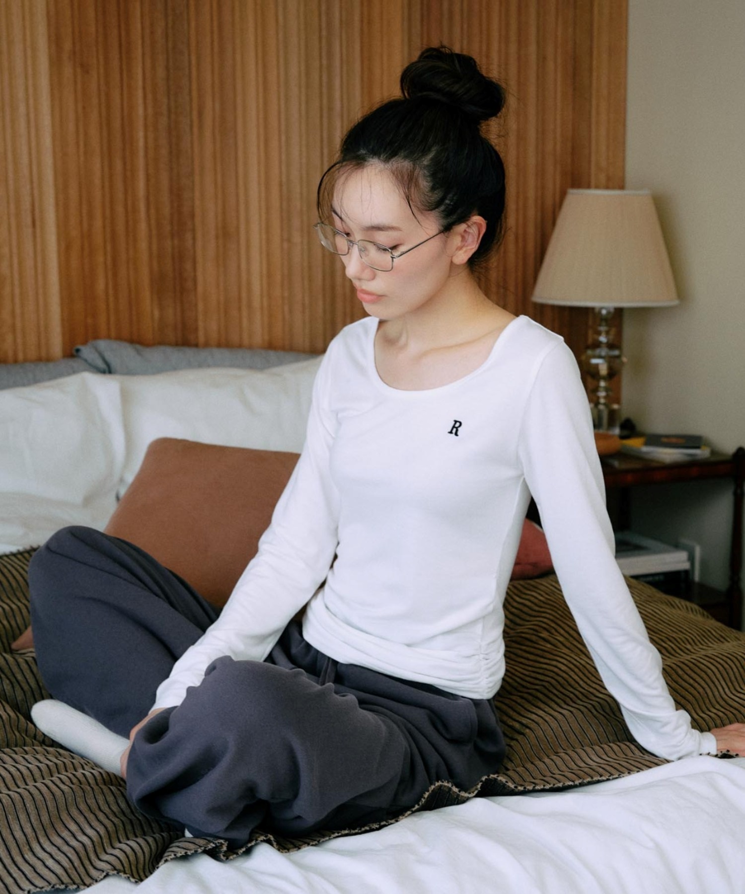 RIKKA FEMME リッカファム ロングパンツ レディース スウェットパンツ ポケット デザイン 裏毛 セットアップ対応 RF25FW10(CGY-FREE)