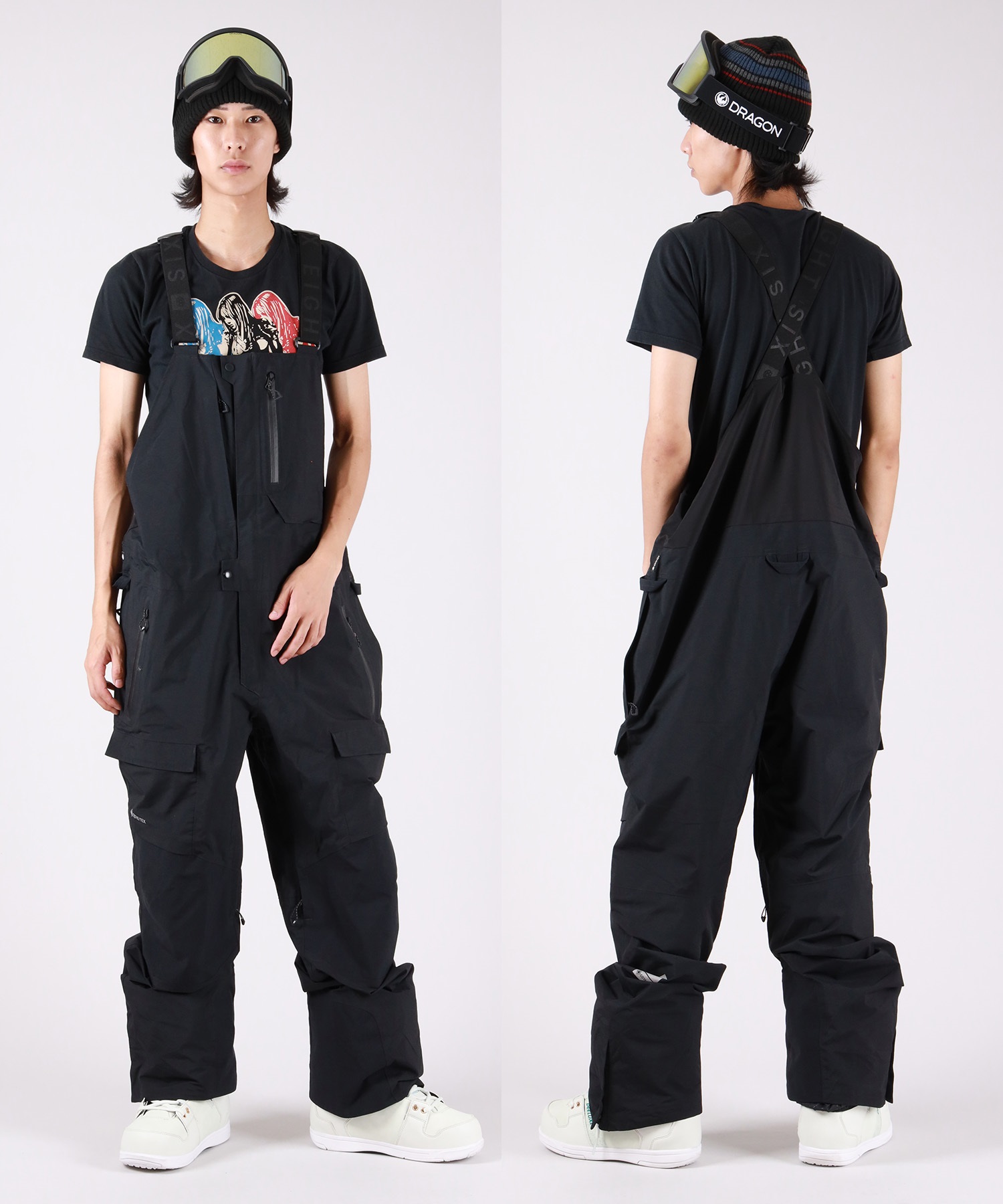 686 シックスエイトシックス GORE-TEX DISPATCH BIB スノーボード ウェア パンツ ユニセックス ゴアテックス 25-26モデル MM A17【2526】(BLK-M)